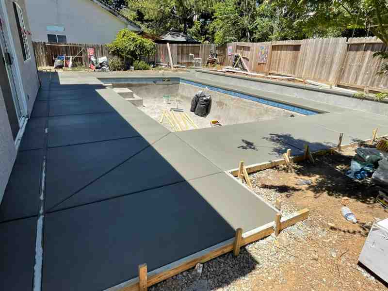 Pool Remodeling project in Folsom β During Pool