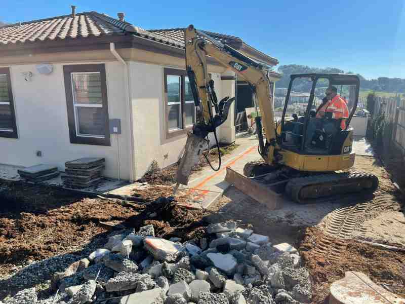 Artificial Turf project in Roseville β Landscape During