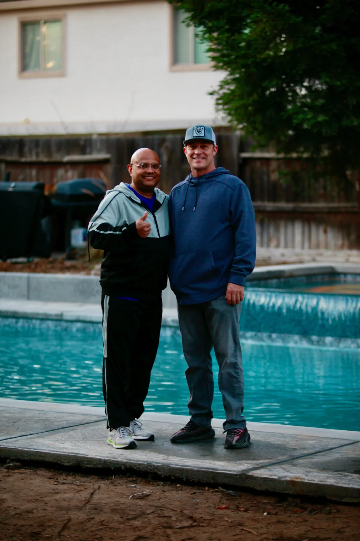 Completed pool project clients by Pinnacle Pools and Landscape, Sacramento CA