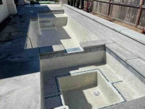 high-end pool build